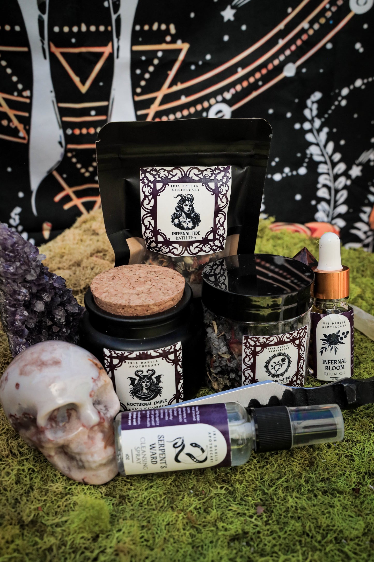 Lilith Ritual Kit – Shadow Work & Divine Feminine Empowerment Set - Iris Dahlia Apothecary