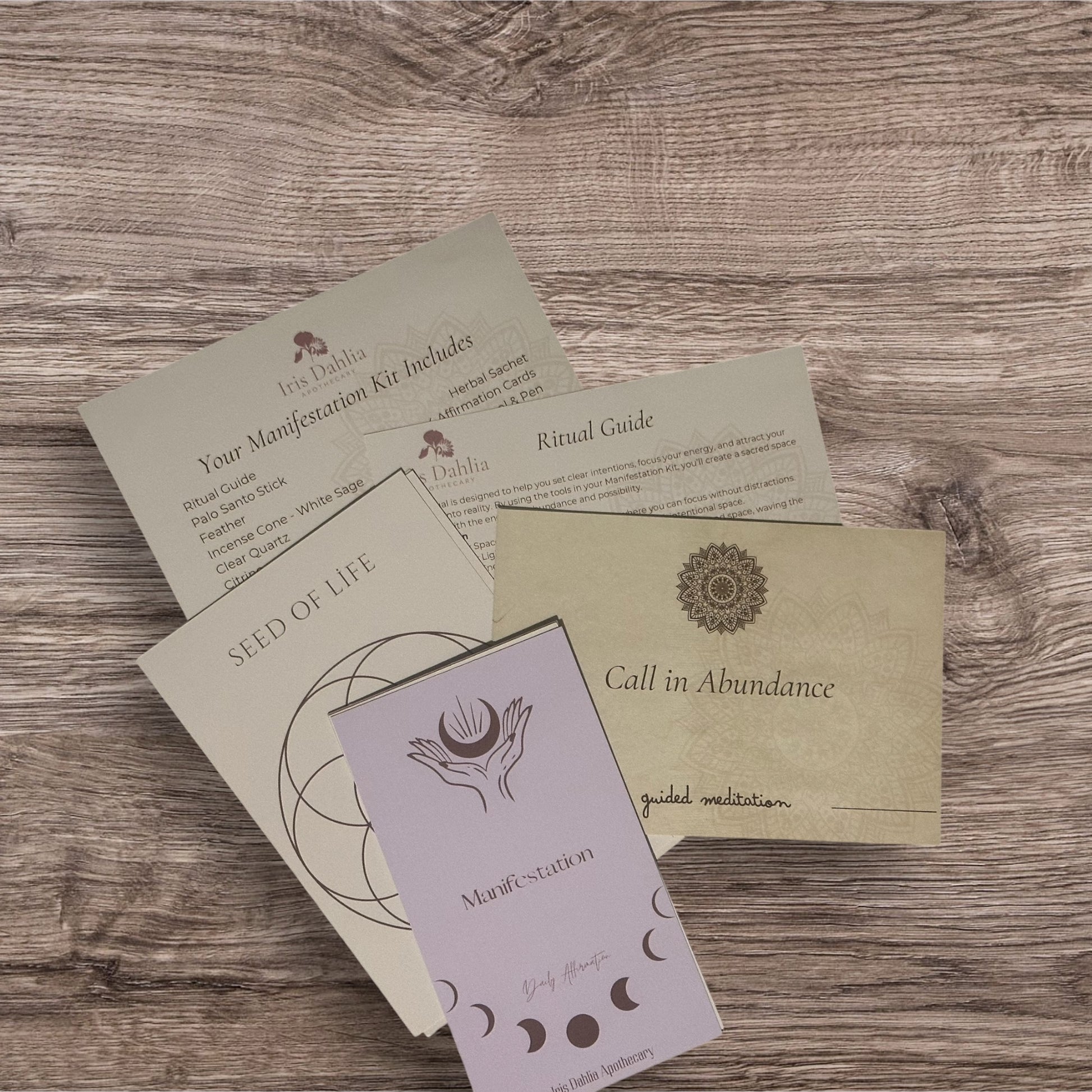 🌟 Manifestation Ritual Kit – Align, Intend, Manifest - Iris Dahlia Apothecary