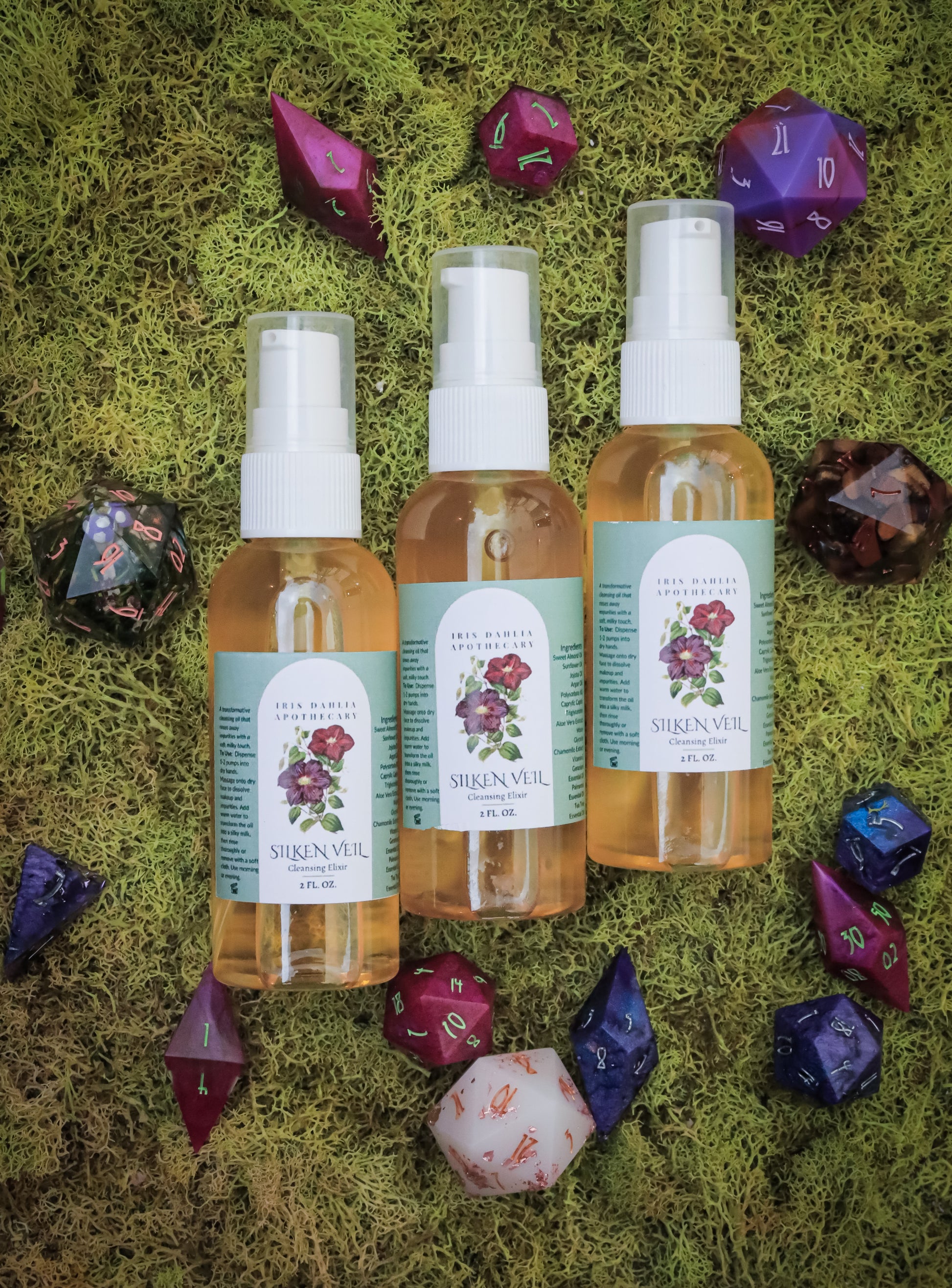 Silken Veil Oil-to-Milk Cleanser – Gentle Hydrating Cleanser for Sensitive, Acne-Prone Skin - Iris Dahlia Apothecary