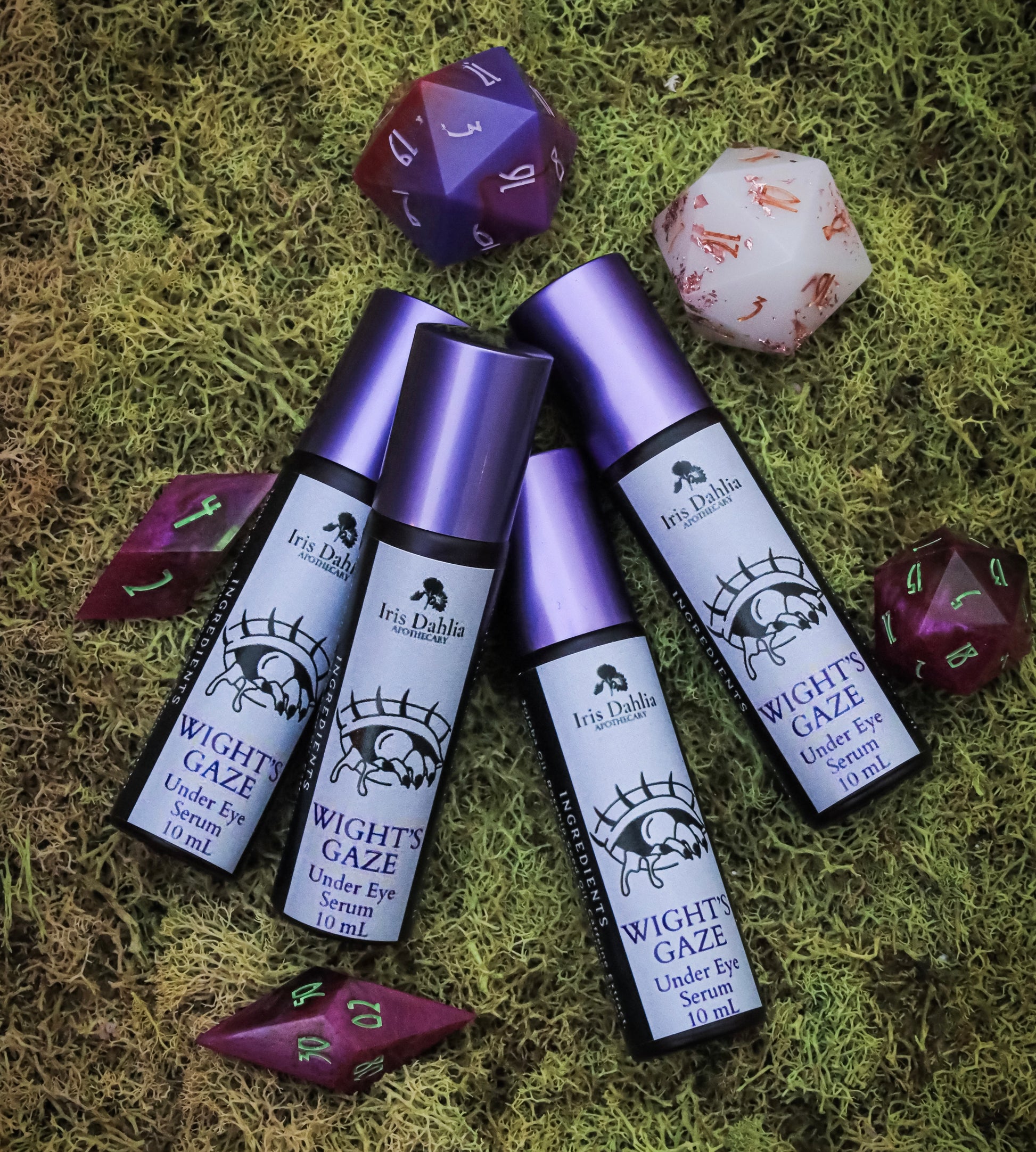 Wight’s Gaze Under Eye Serum – 10 mL Roller for Dark Circles & Puffiness - Iris Dahlia Apothecary