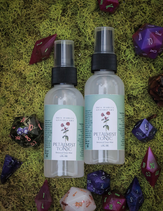 Petalmist Tonic — Hydrating Toner Mist with Chamomile, Lavender & Aloe for Sensitive Skin - Iris Dahlia Apothecary
