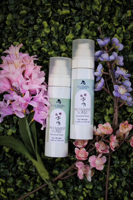 Petalmist Tonic Facial Toner – Hydrating Botanical Mist for Sensitive & Stressed Skin - Iris Dahlia Apothecary