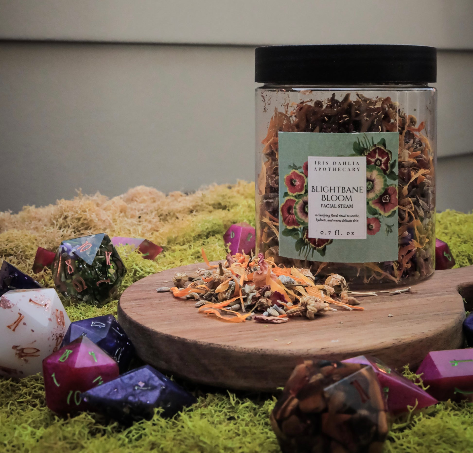 Blightbane Bloom Facial Steam β Herbal Steam for Sensitive, Acne-Prone Skin - Iris Dahlia Apothecary