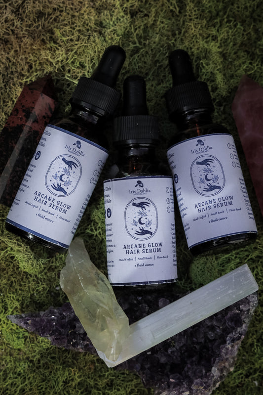 Arcane Glow Hair Serum - Iris Dahlia Apothecary