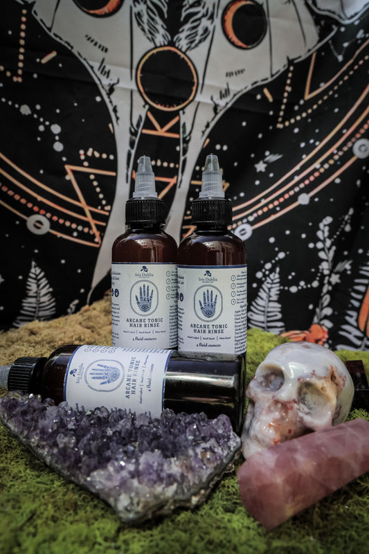 Arcane Tonic Hair Rinse - Iris Dahlia Apothecary