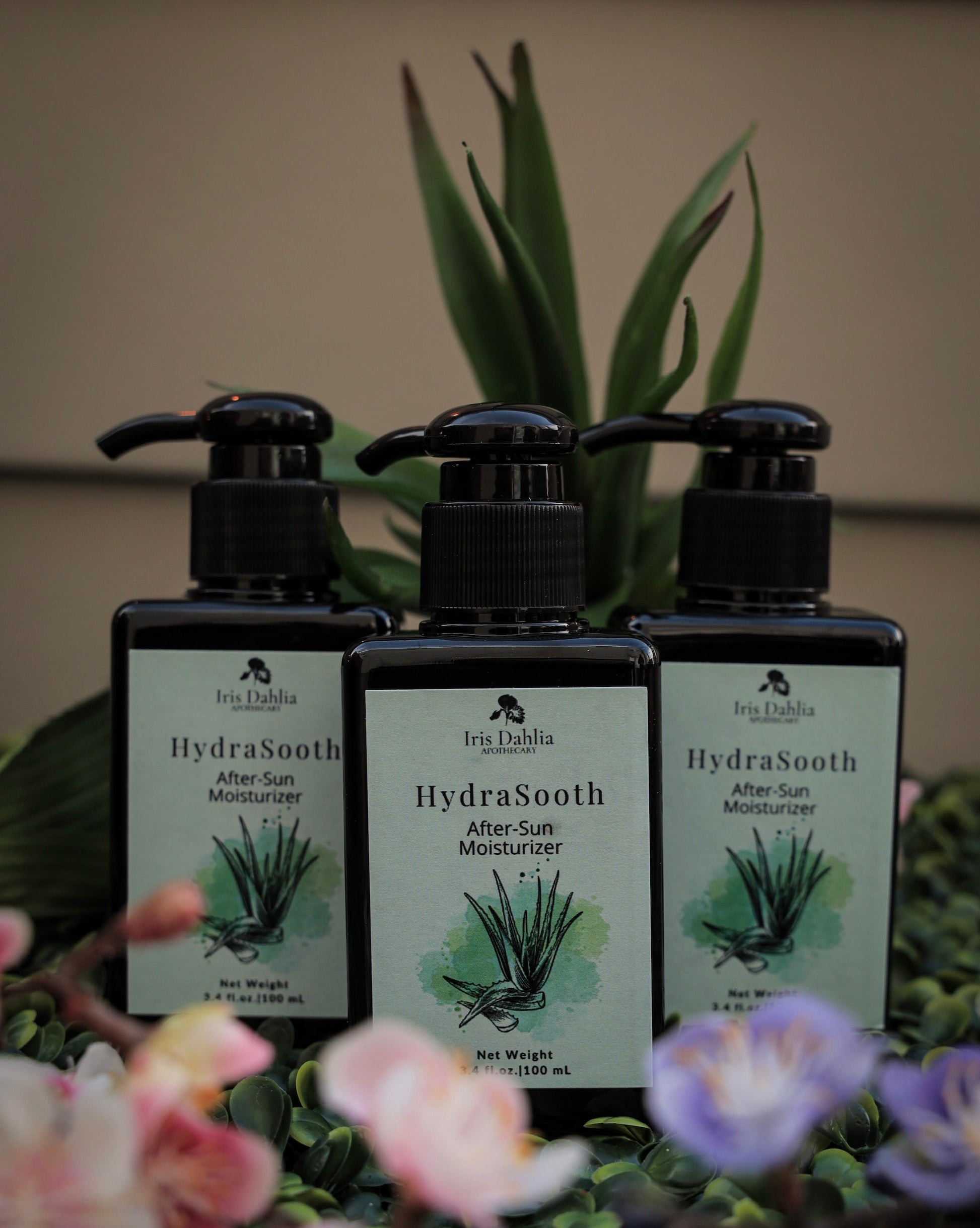 HydraSooth After Sun Moisturizer – Calming & Hydrating Aloe + Calendula Care - Iris Dahlia Apothecary