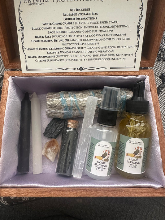 New Home Blessing Ritual Kit – Cleanse, Protect & Invite Abundance - Iris Dahlia Apothecary