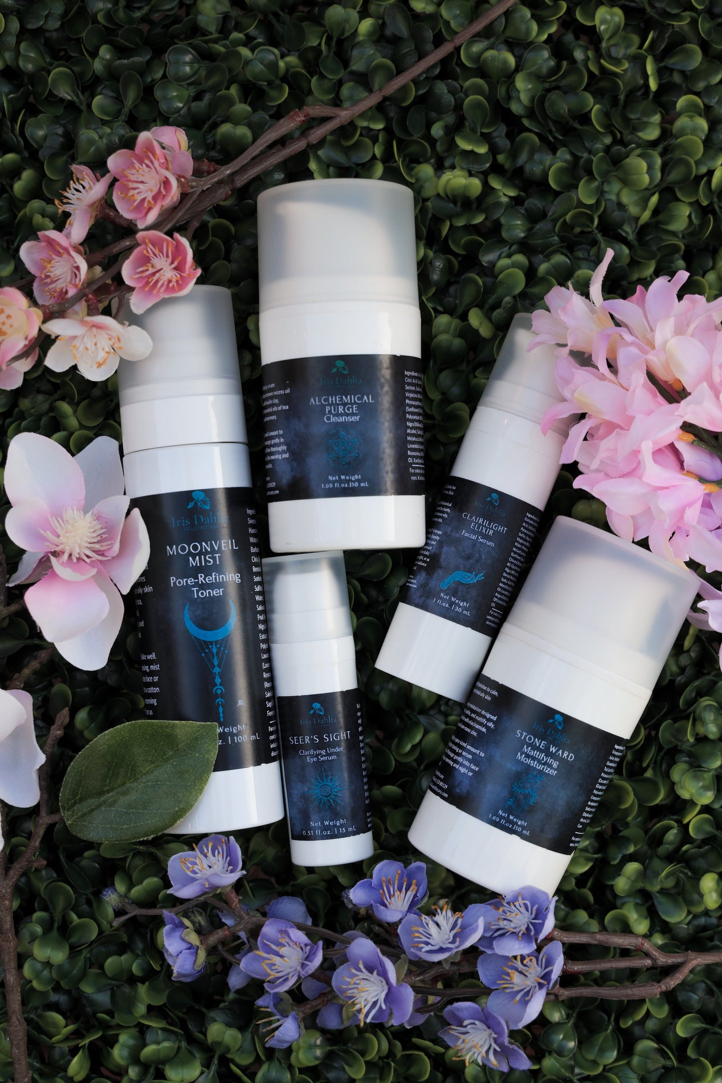 Veilbraker Alchemy Skincare Ritual Collection - Iris Dahlia Apothecary