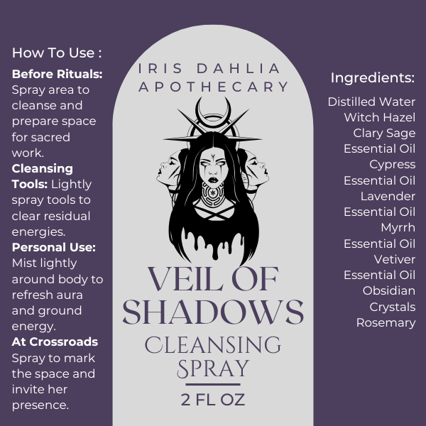 Hecate Cleansing Spray - Iris Dahlia Apothecary