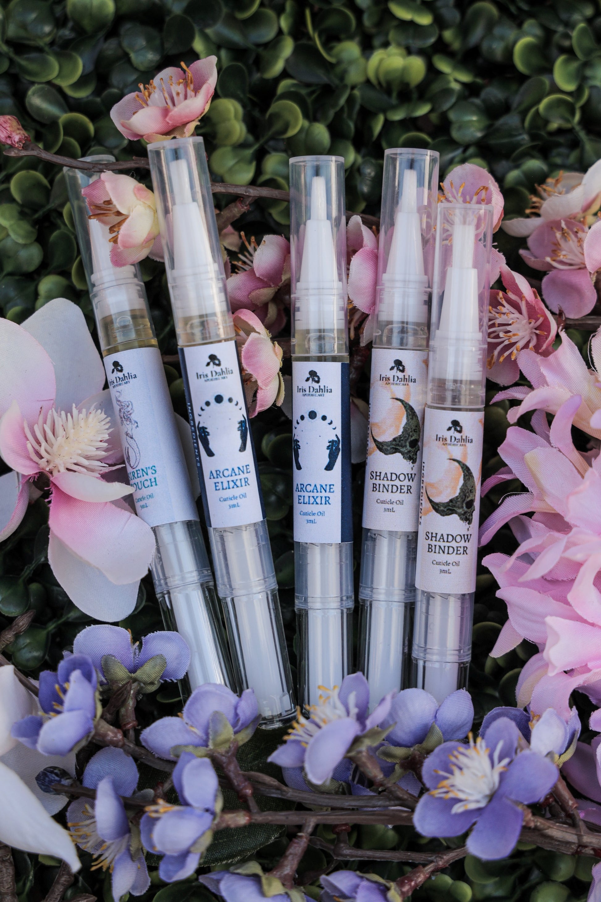 Fantasy-Inspired Cuticle Oil – Nourishing Nail & Cuticle Care | 5mL Dropper Bottle - Iris Dahlia Apothecary