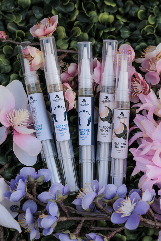 Fantasy-Inspired Cuticle Oil – Nourishing Nail & Cuticle Care | 5mL Dropper Bottle - Iris Dahlia Apothecary