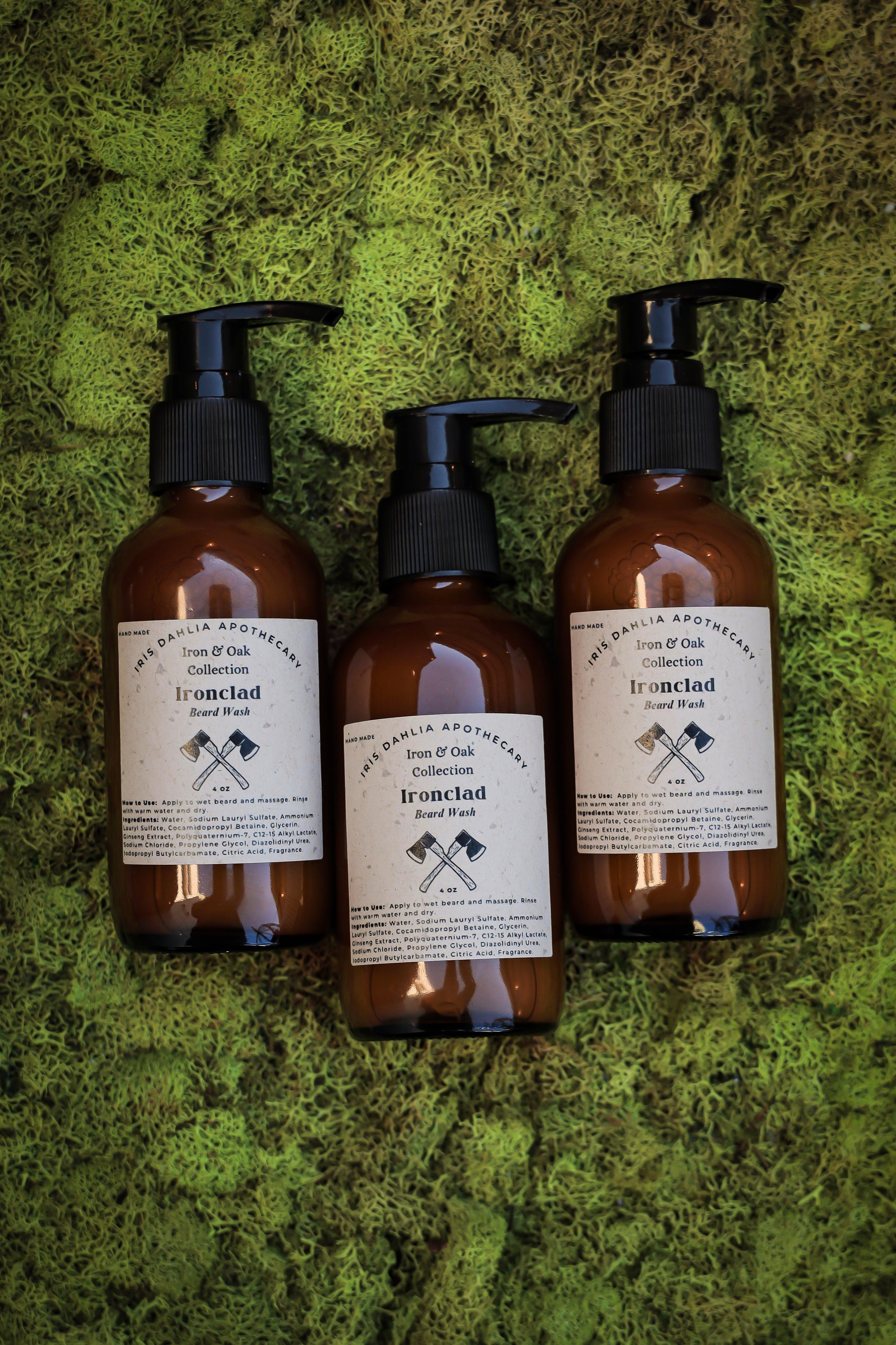 Ironclad Beard Wash - Iris Dahlia Apothecary