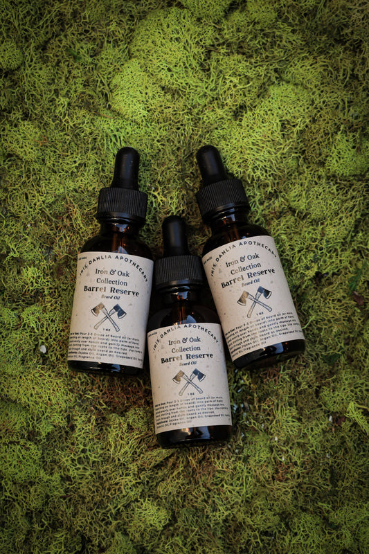 Barrel Reserve Beard Oil - Iris Dahlia Apothecary