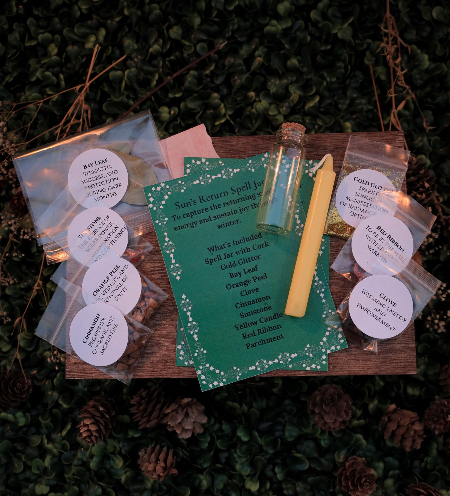 ❄️ Yule Sabbat Ritual Kit – Winter Solstice Witch Box | Wheel of the Year