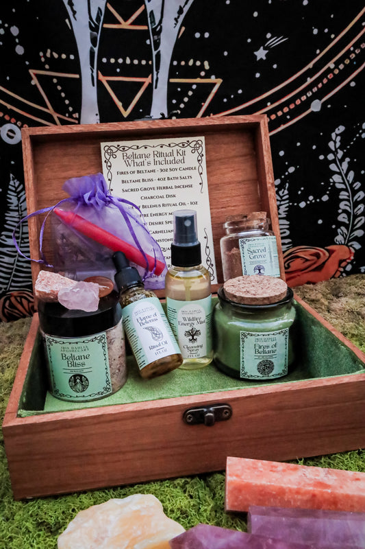 Beltane Ritual Kit – Wheel of the Year Celebration Set - Iris Dahlia Apothecary