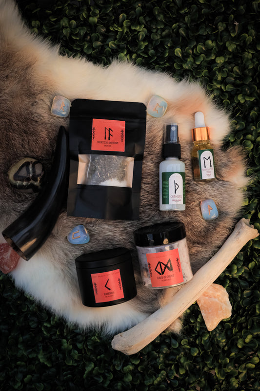 Loki Ritual Kit – Chaos, Transformation & Trickster Energy Self-Care Set