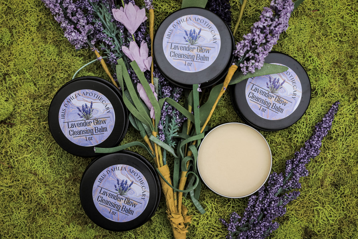 Lavender Glow Cleansing Balm - Iris Dahlia Apothecary