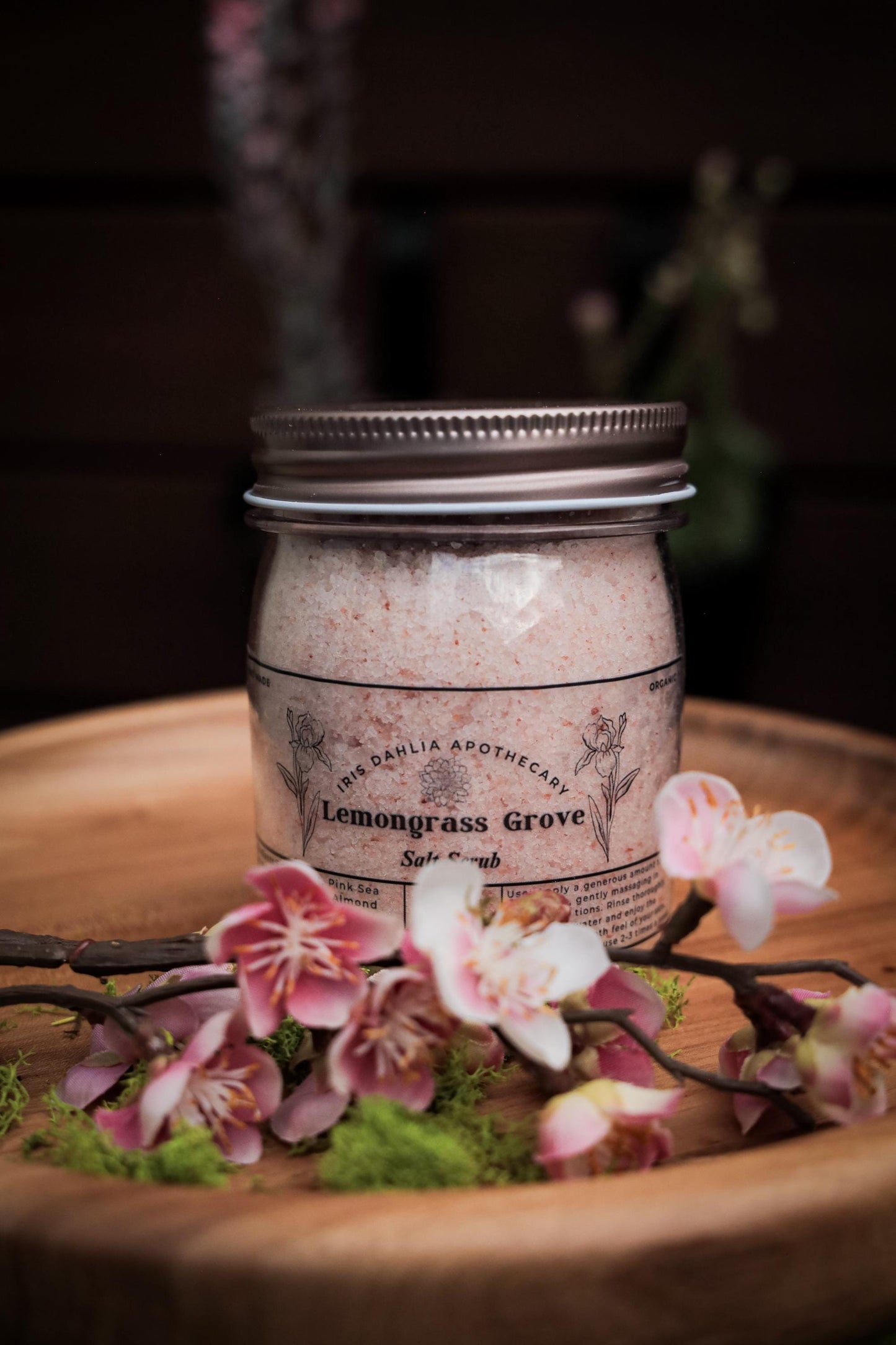 Exfoliating Lemongrass Spa Scrub: Natural Self-Care Gift for Her