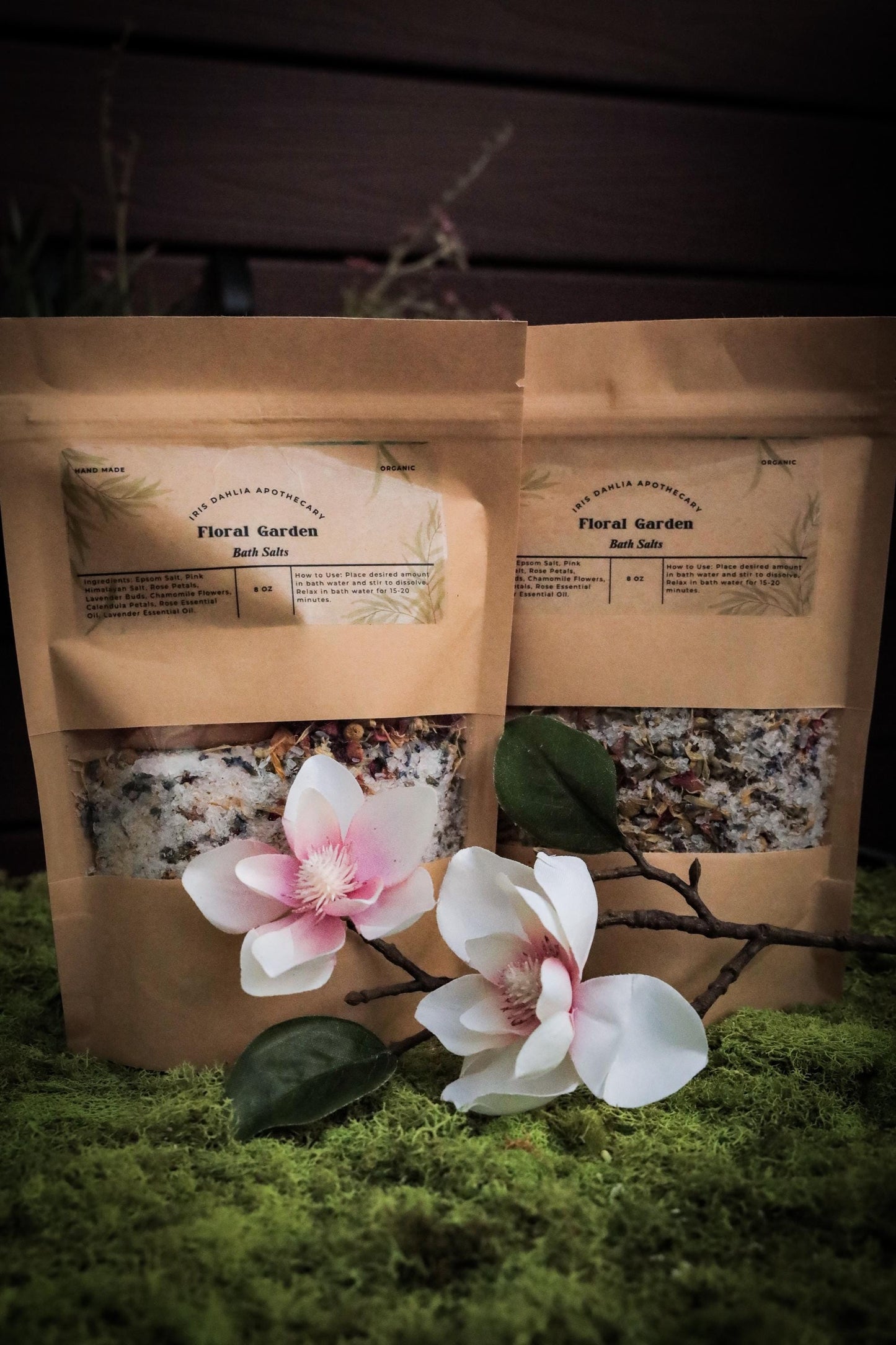 Floral Garden Bath Salts: Luxury Botanical Spa Essentials for Relaxation and Self-Care