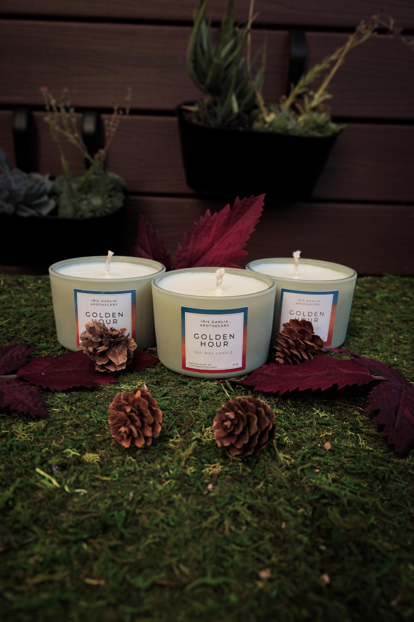 Fall Aromatherapy Soy Candle Collection for Relaxing