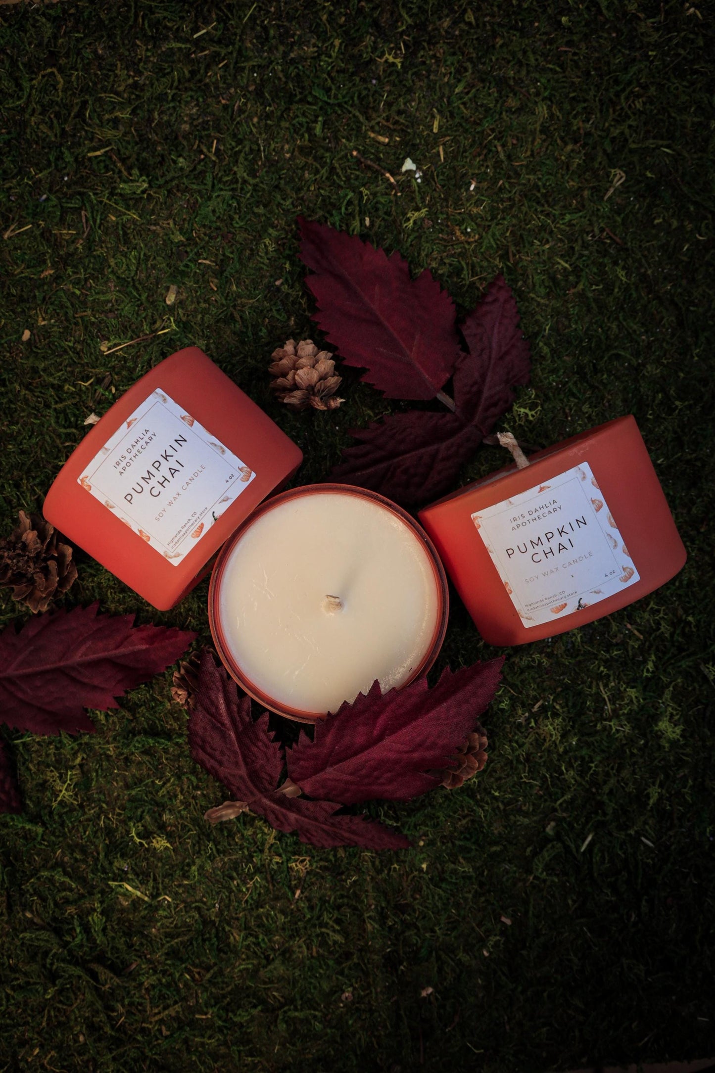 Fall Aromatherapy Soy Candle Collection for Relaxing