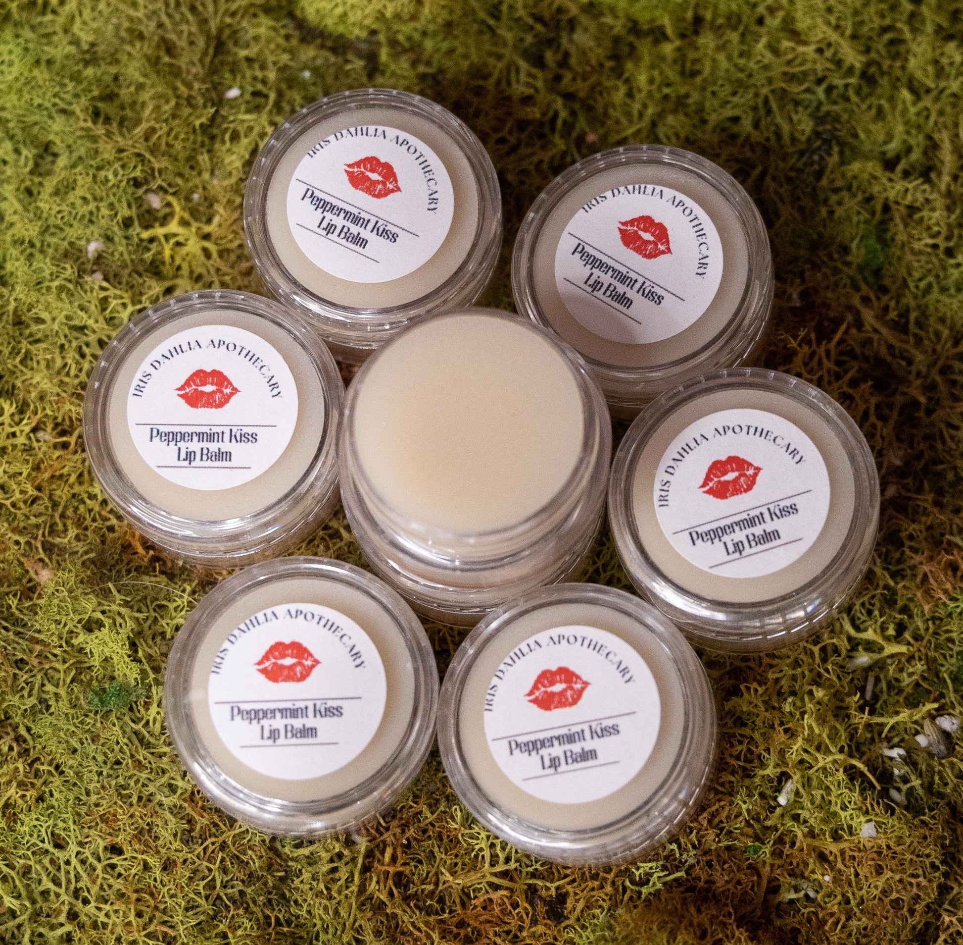 Peppermint Shea Butter Lip Balm - Handmade Luxury Gift for Her