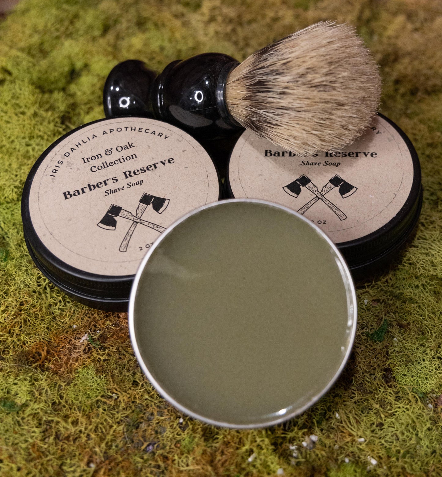 Barber's Reserve Luxury Men's Shaving Soap with Moisturizing Care for Special Occasions