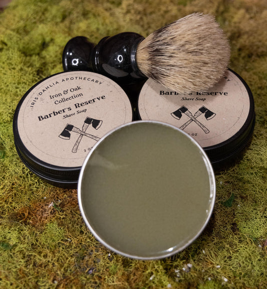 Barber's Reserve Luxury Men's Shaving Soap with Moisturizing Care for Special Occasions