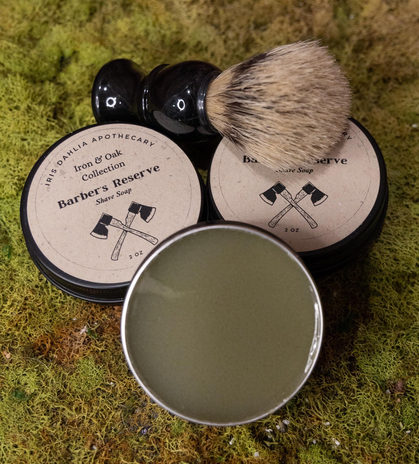 Barber's Reserve Luxury Men's Shaving Soap with Moisturizing Care for Special Occasions