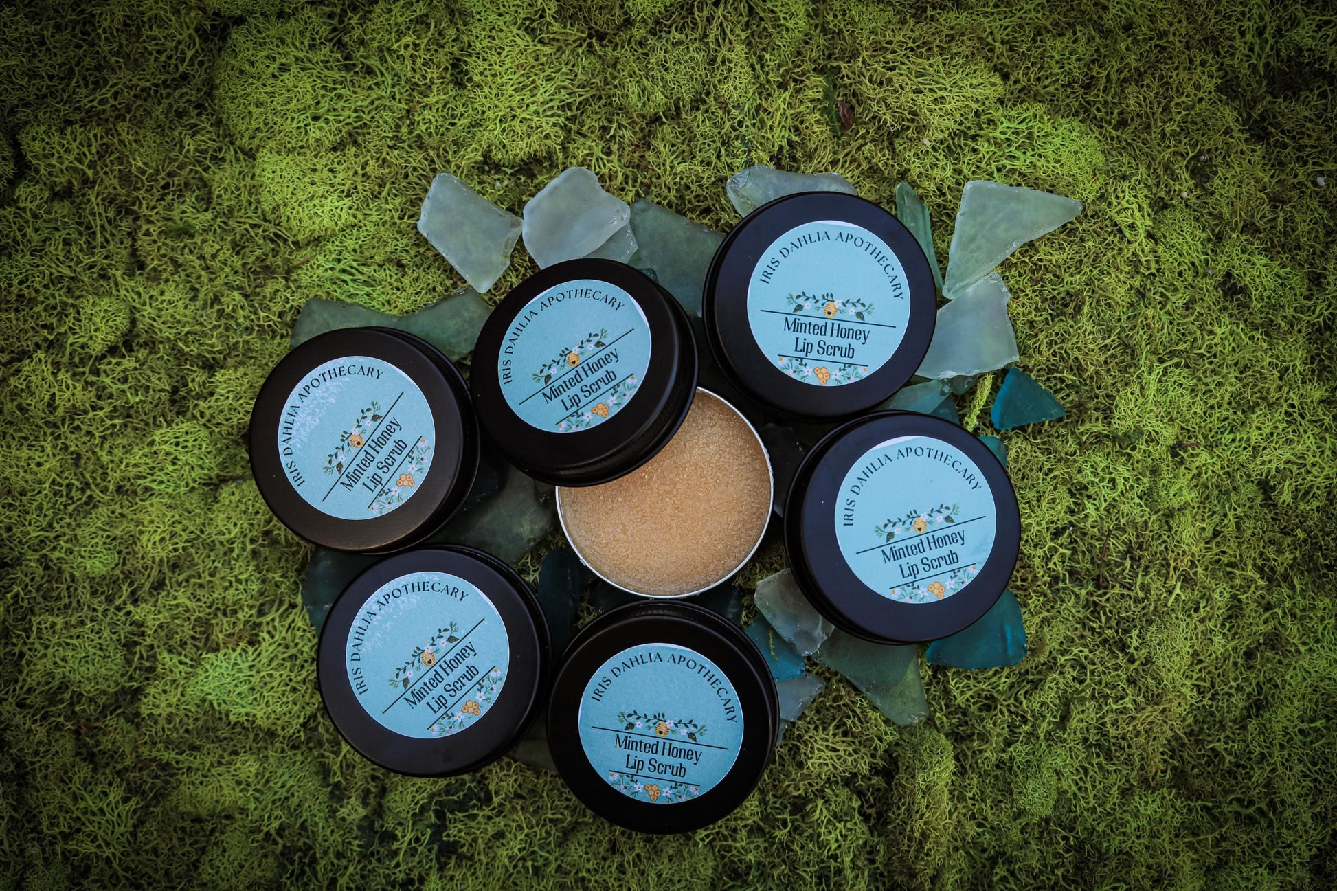 Nourishing Minted Honey Lip Scrub - Natural Exfoliating Sugar Treatment for Soft, Smooth Lips