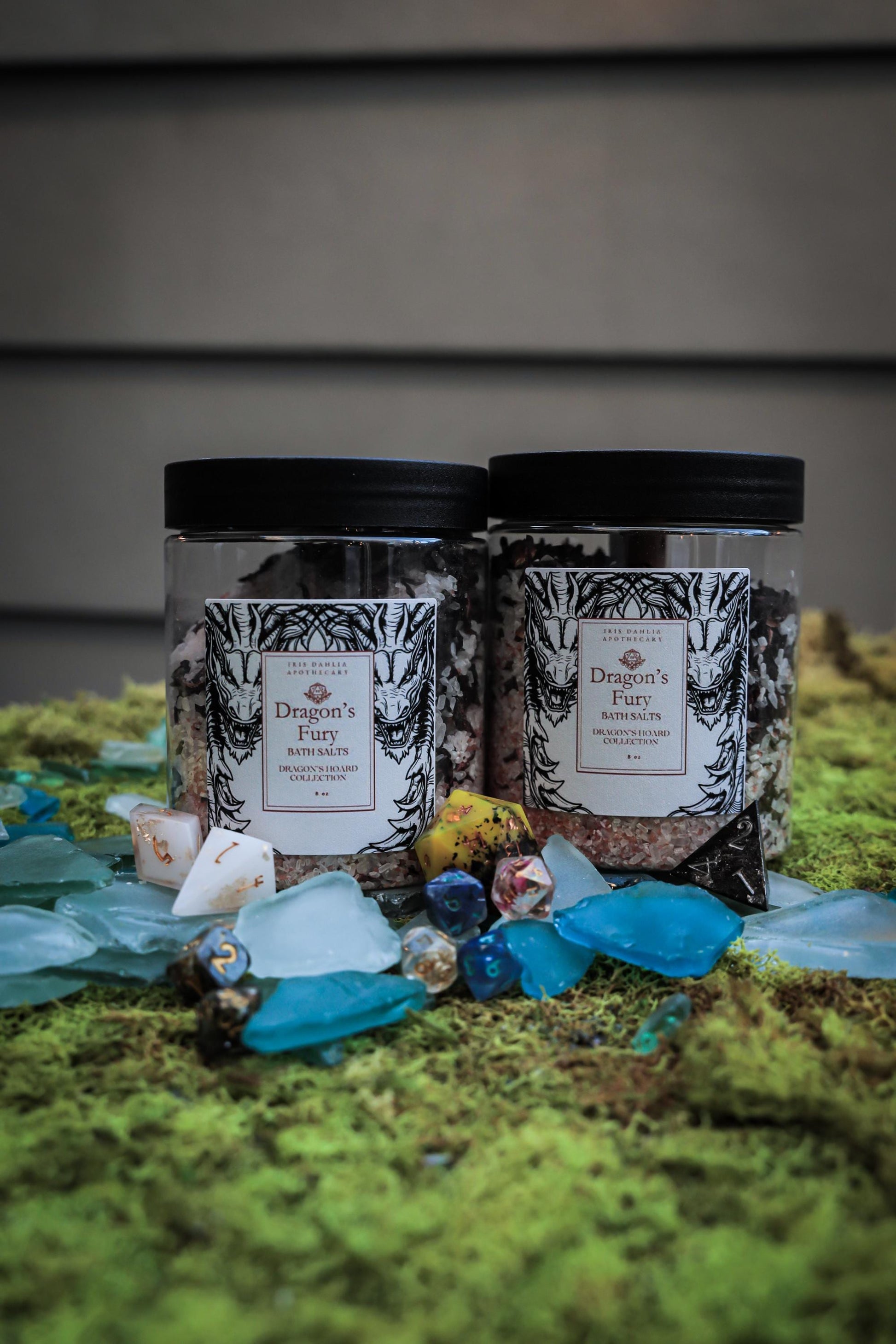 Dragon's Fury Luxury DND Bath Salts: Fantasy Spa Soak for Roleplayers & Skin Care Enthusiasts