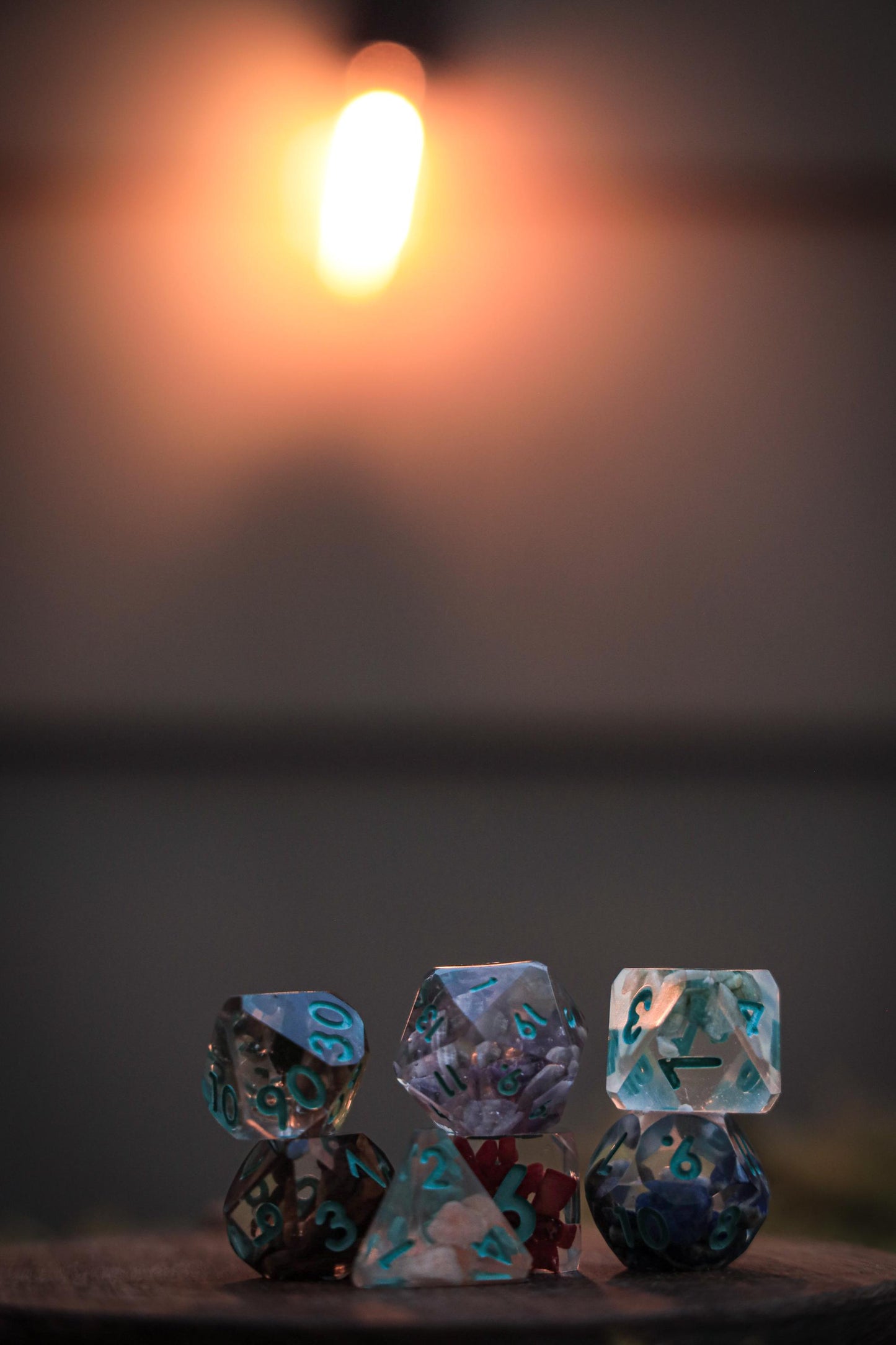 TTRPG Dice Sets | Resin Dice | Dungeons and Dragons Dice | Gamer Gift