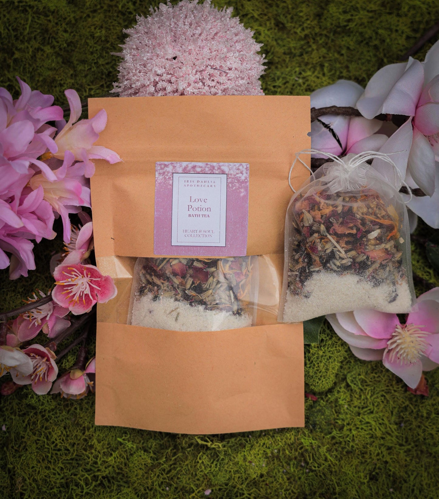 Romantic Aromatherapy Bath Tea: Luxurious Soak for Relaxation, Self-Care and Wellness