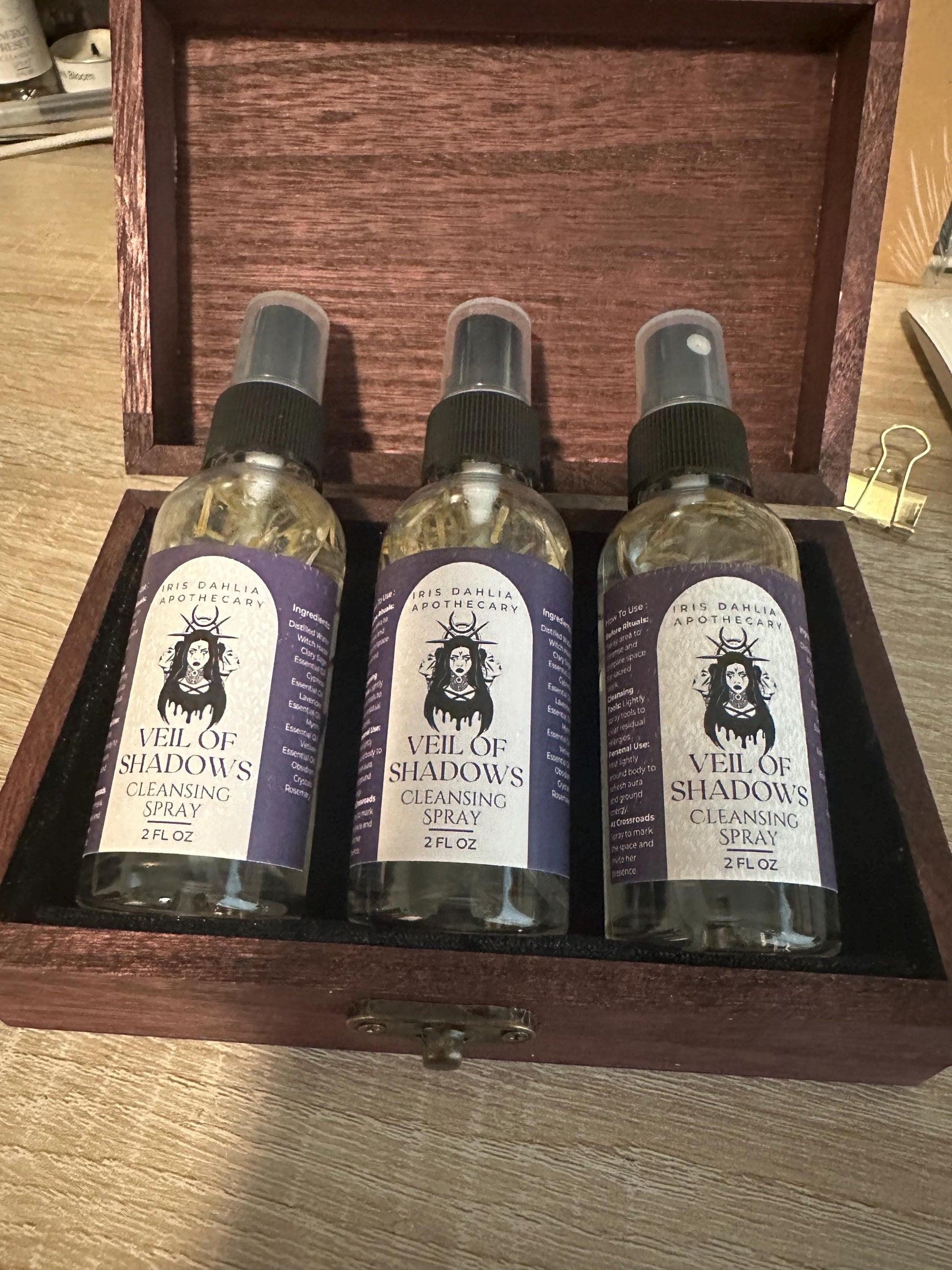 Hecate Cleansing Spray: Banish Negativity with All-Natural Ritual Mist for Spiritual Purification