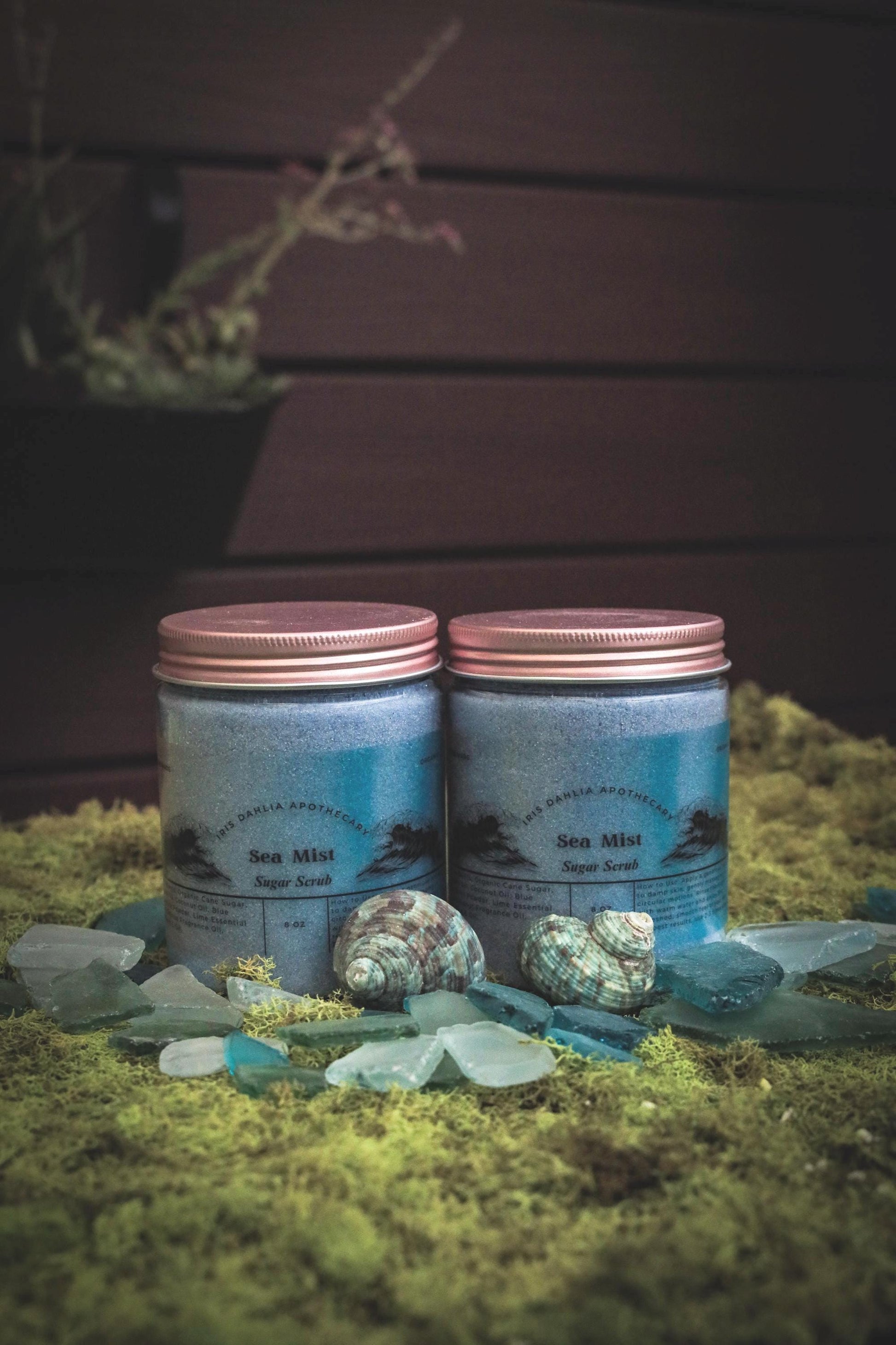 Sea Mist Luxury Natural Ocean Spa Sugar Scrub Collection for Self Care