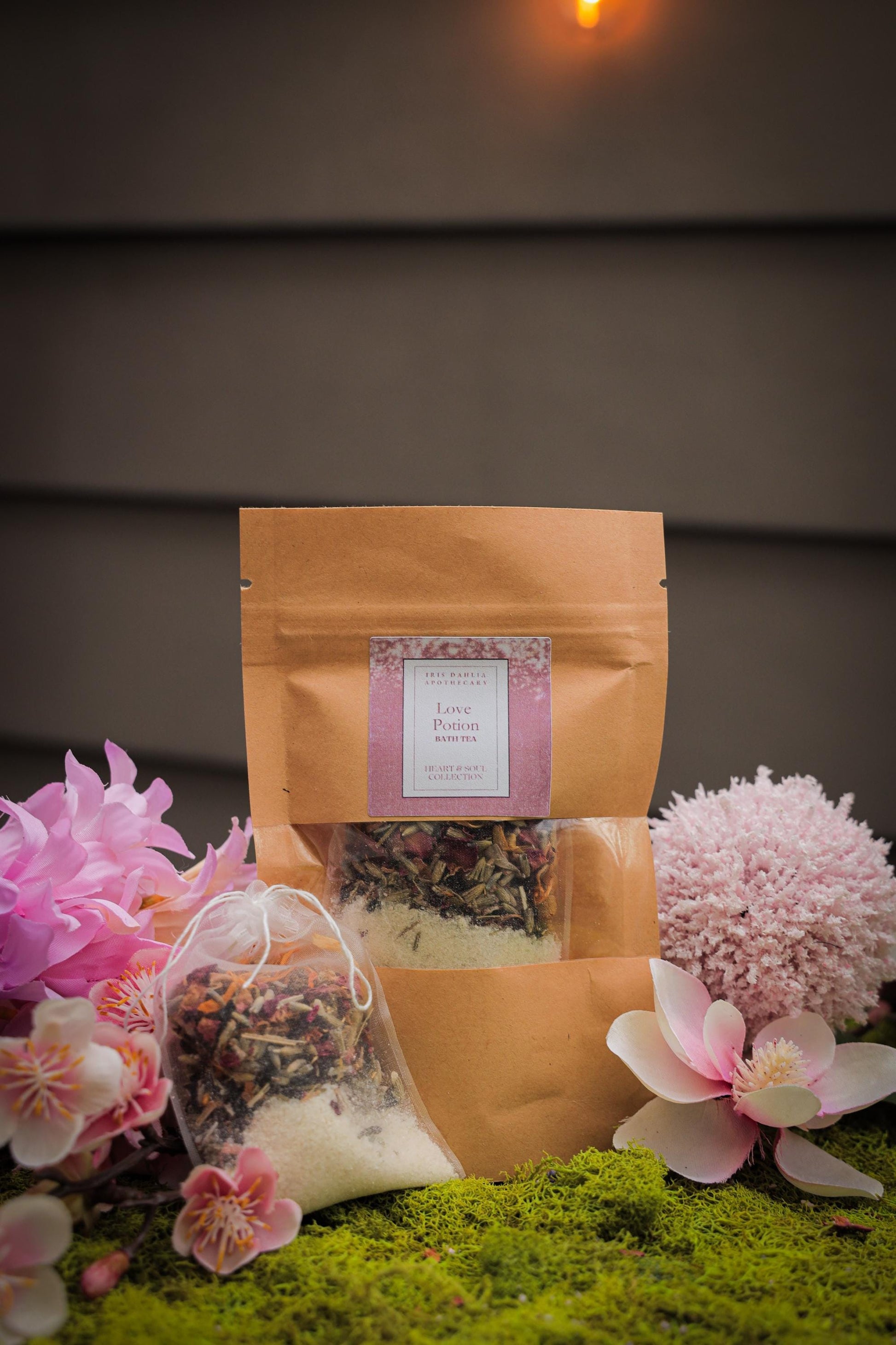 Romantic Aromatherapy Bath Tea: Luxurious Soak for Relaxation, Self-Care and Wellness