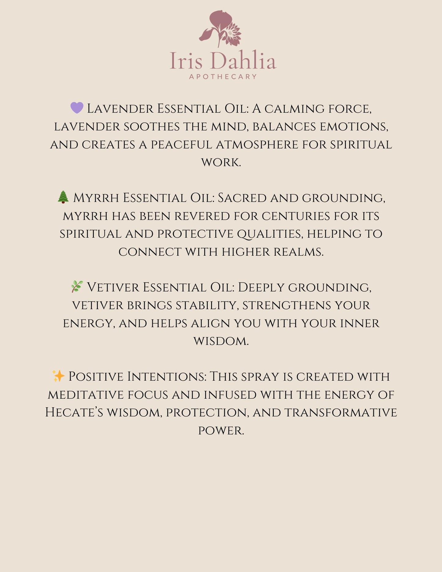 Hecate Cleansing Spray: Banish Negativity with All-Natural Ritual Mist for Spiritual Purification