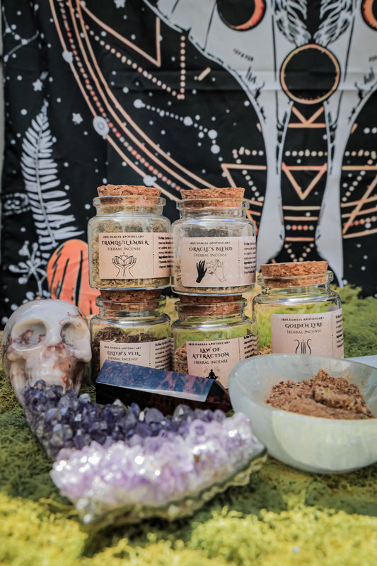 🔥 Loose Herbal Incense Collection – Handcrafted Blends for Ritual & Reflection - Iris Dahlia Apothecary
