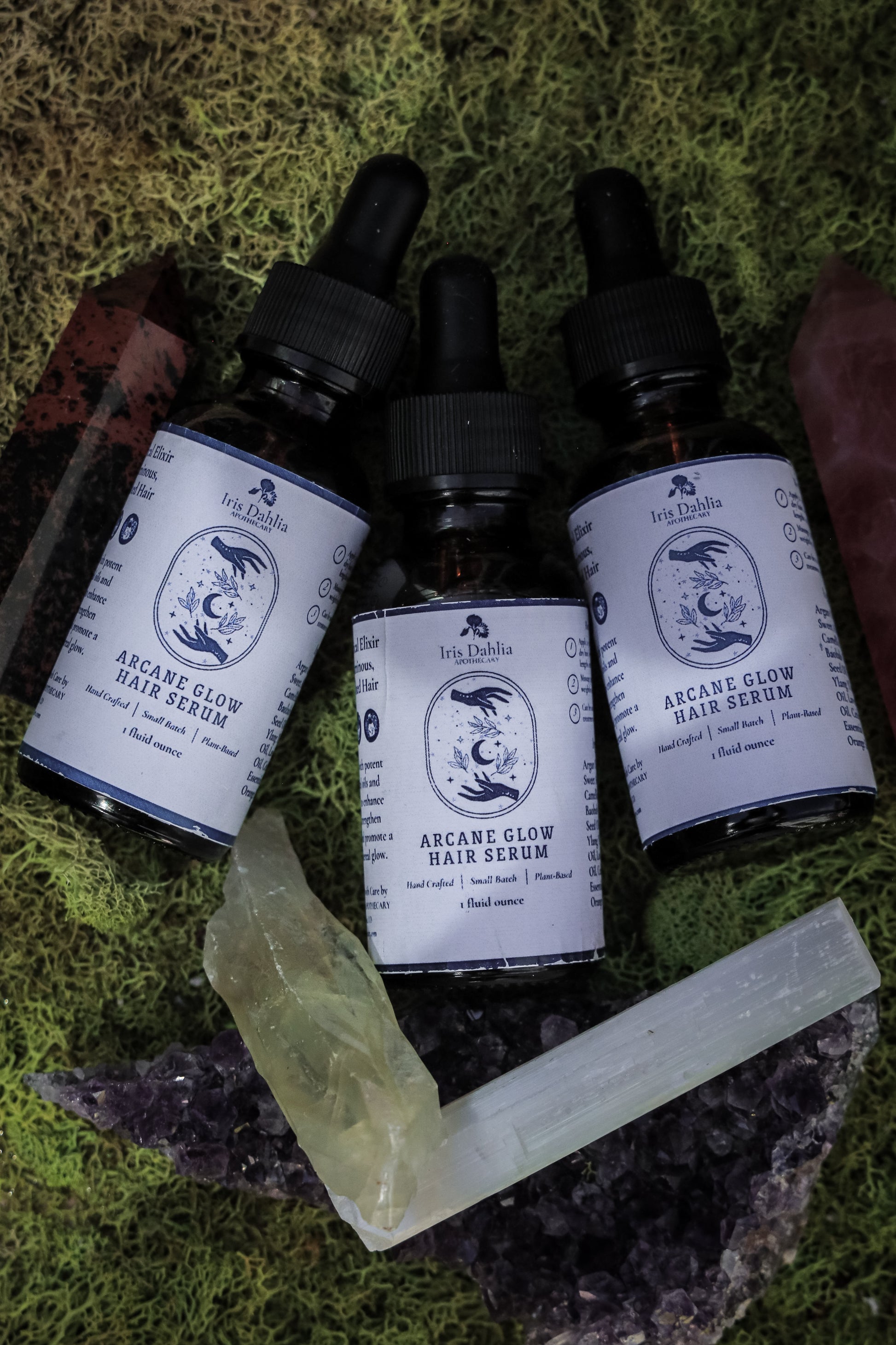 Arcane Glow Hair Serum - Iris Dahlia Apothecary
