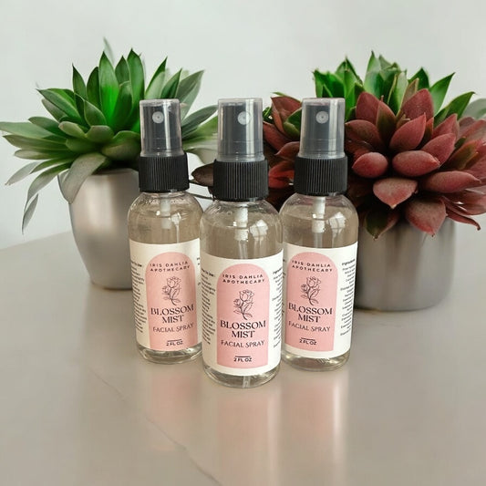 Blossom Mist Facial Spray – Hydrating Botanical Mist for All Skin Types | 2oz - Iris Dahlia Apothecary