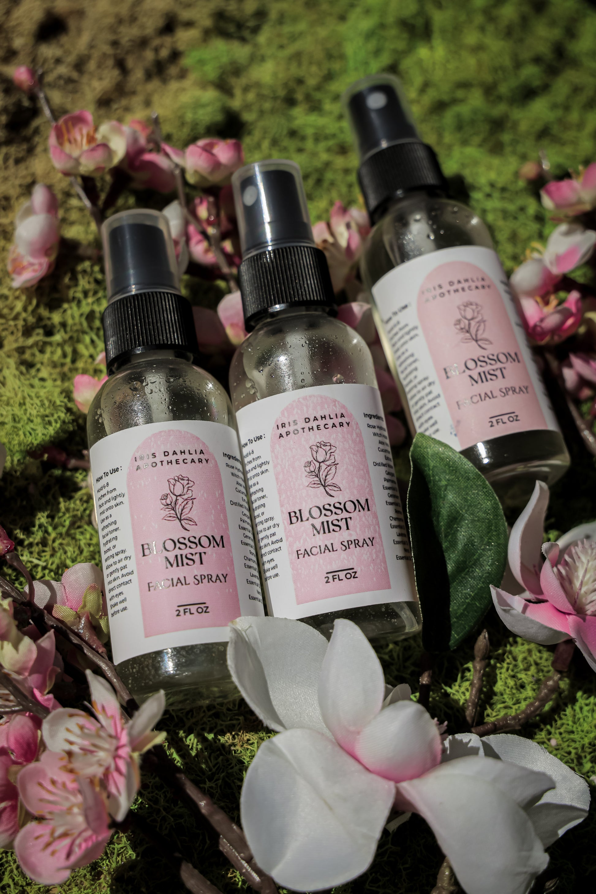 Blossom Mist Facial Spray – Hydrating Botanical Mist for All Skin Types | 2oz - Iris Dahlia Apothecary