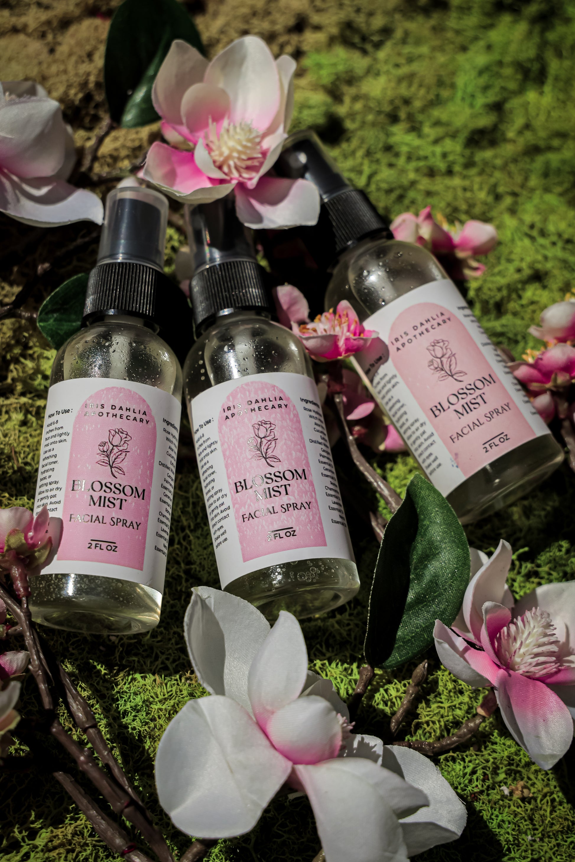 Blossom Mist Facial Spray – Hydrating Botanical Mist for All Skin Types | 2oz - Iris Dahlia Apothecary