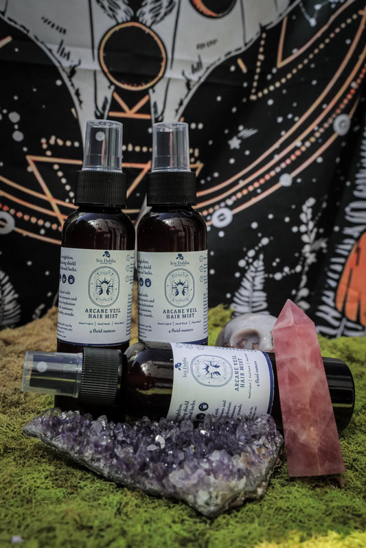 Arcane Veil Hair Mist - Iris Dahlia Apothecary