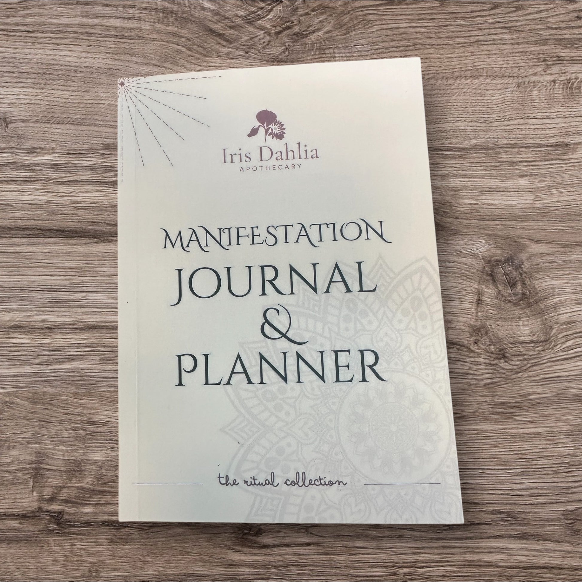 Manifestation Journal & Undated Planner - Iris Dahlia Apothecary