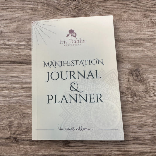Manifestation Journal & Undated Planner - Iris Dahlia Apothecary