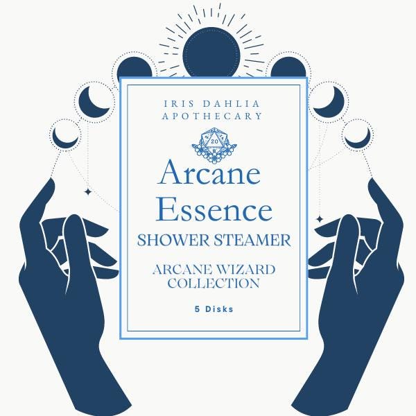 Enchanted Aromatherapy Shower Steamer: Fantasy-Inspired Spa Experience for D&D Enthusiasts